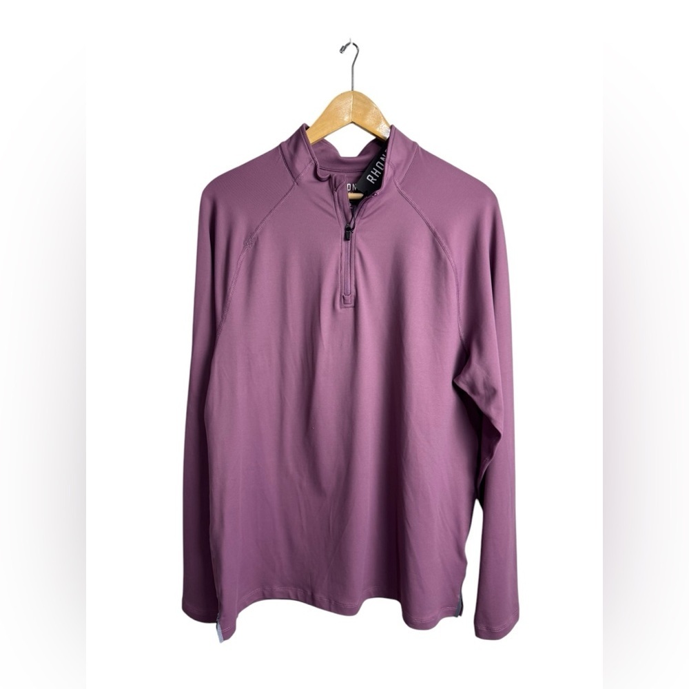 RHONE Session 1/4 Zip NWT XL Tulipwood